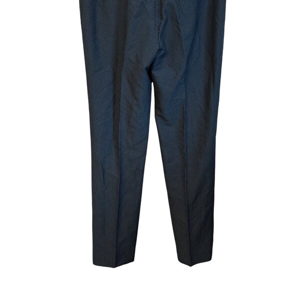 Carlisle Womens Blue Houndstooth Pattern Slim Fit Trousers Size 8 women pants - Picture 9 of 12